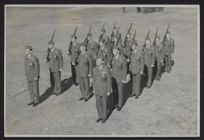 Photograph of Air Force ROTC rifle team